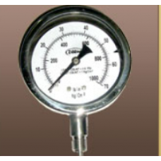 Complete SS Bourdon Type Pressure Gauge